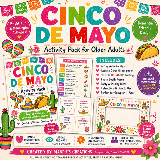 cinco de mayo actiovity booklet for ideas