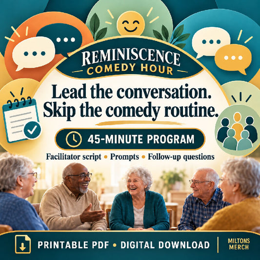 Reminiscence Comedy Hour — Lead a 45-Minute Senior Program Without Performing | PDF