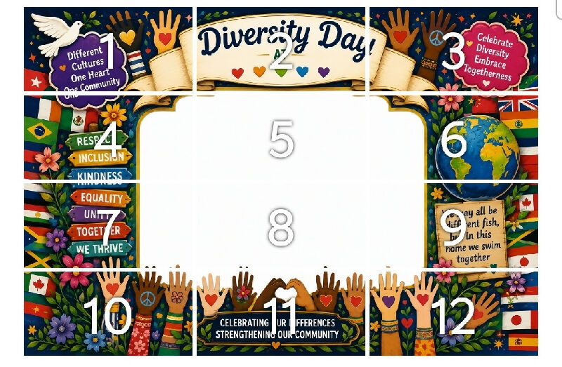 diversity photo frame to make