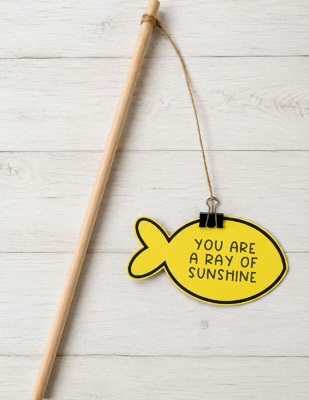 Fishing for Compliments, Printable Affirmation Cards, Protocol Included for Self Esteem Group Activity