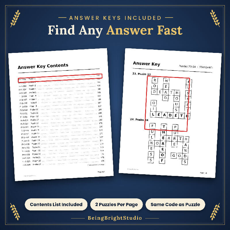 Extra Large Print Psalms Word Fill In for Seniors, 150 Bible Puzzles, KJV, Bonus Planner
