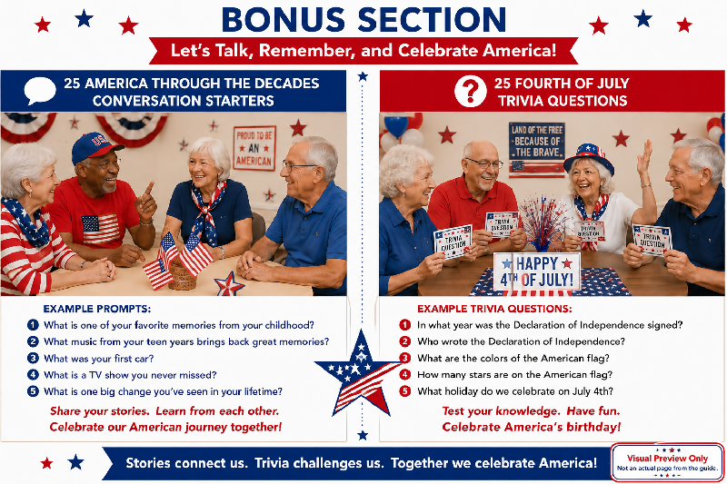 Red, White & Boom! Patriotic Pool Noodle Fitness Club for Seniors | July 4th & America 250 Activities