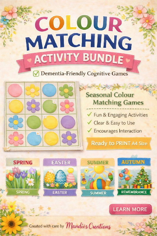 COLOURING MATCH MEMORY GAMES