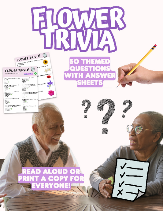 Flower Trivia for Seniors