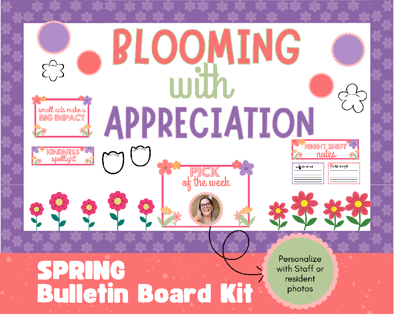 Spring Appreciation Bulletin Board Kit