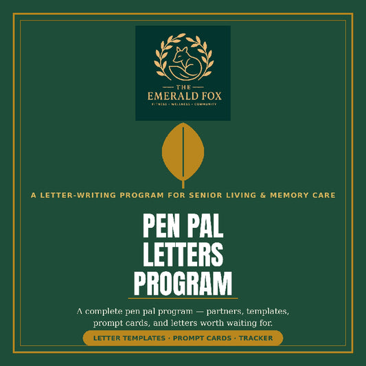 Pen Pal Letters Program — A Complete Pen Pal Program for Seniors & Memory Care