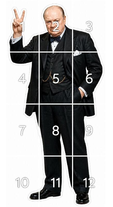 3 churchill stand ups to print and make