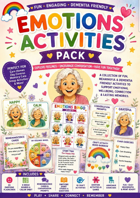 emotions activity pack