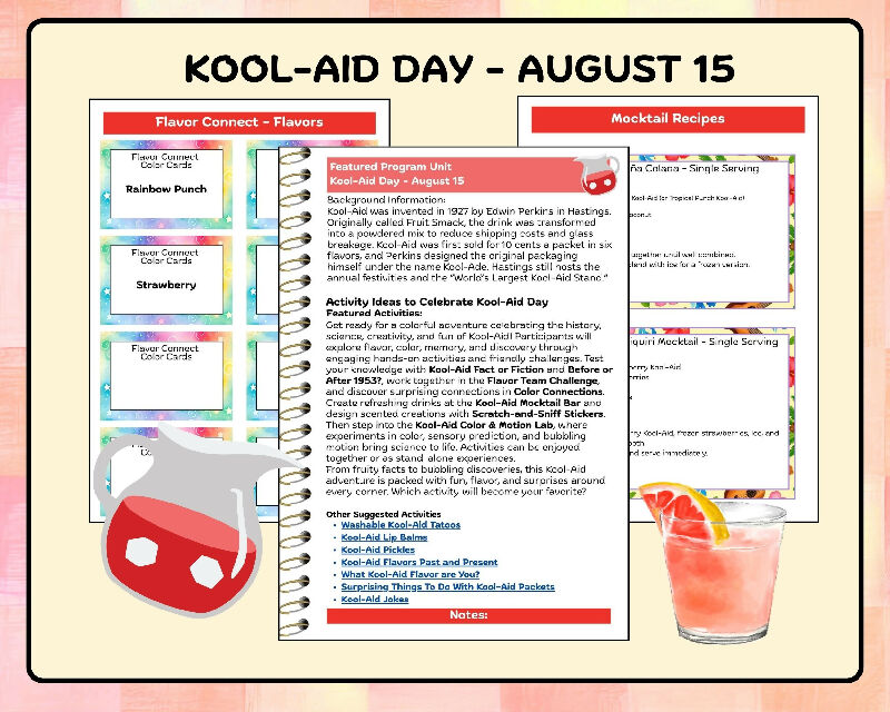 August Activity Plans for Seniors