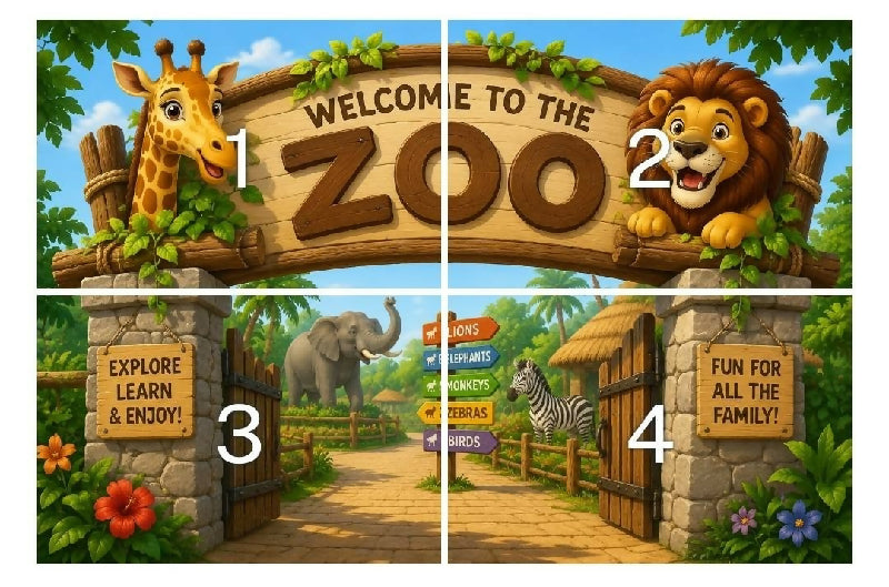 ZOO DAY POSTERS