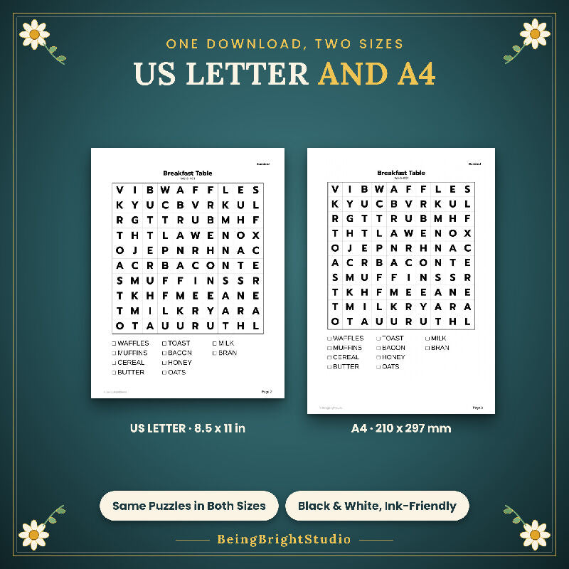 Good Old Days Brain Games for Seniors | 200 Extra Large Print Puzzles | Activity Director Pack