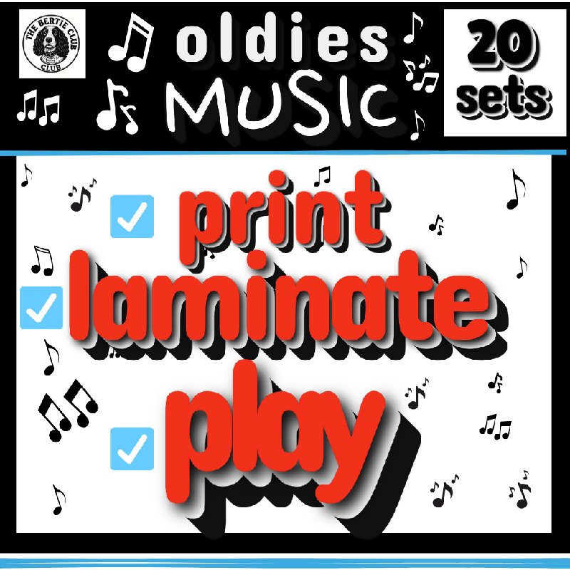 50s & 60s Music Legends Memory Match & Concentration