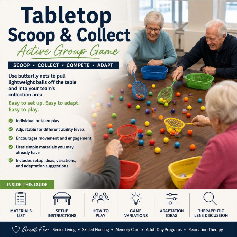 Tabletop Scoop & Collect Game