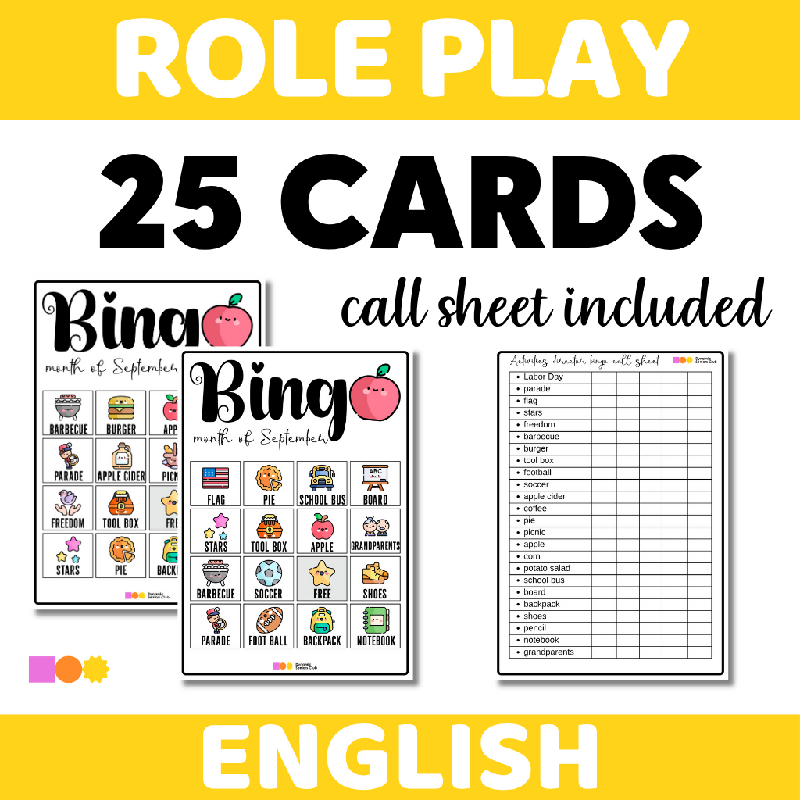 Printable September-themed Bingo for Seniors | Fun Group Game for Assisted Living, Senior Centers and Memory Care Activities