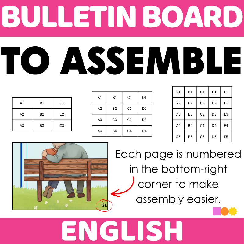 September-Themed Bulletin Board Display for Seniors | Printable 3-Size Kit for Senior Living Communities and Activity Directors