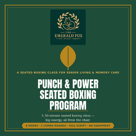 Punch & Power: Seated Boxing Program — A 30-Minute Seated Boxing Class for Seniors & Memory Care