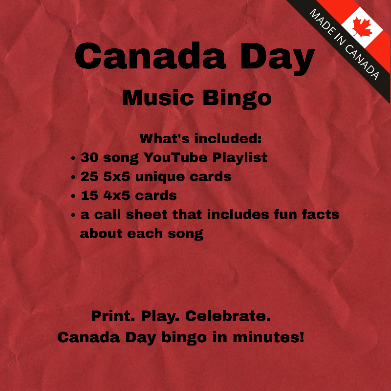 Music trivia for each song included on call sheet