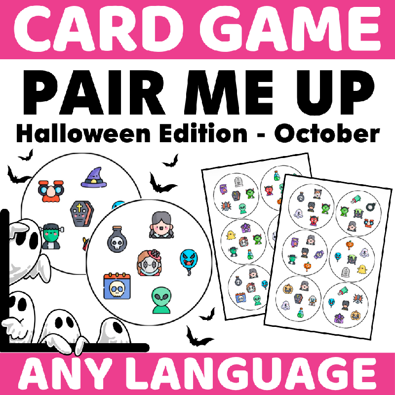 Halloween Pair Me Up | Spot It–Inspired Visual Matching Game for Seniors & Memory Care | Brain Fitness, Cognitive Stimulation & Interactive Visual Scanning Activity - October Find the Matching Pair - Cards Game