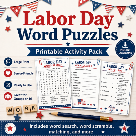 Labor Day Word Puzzles