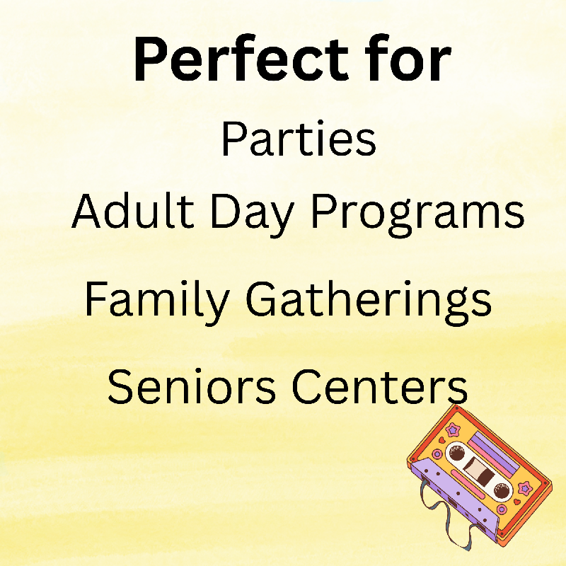 Perfect for parties, seniors activities and family game night