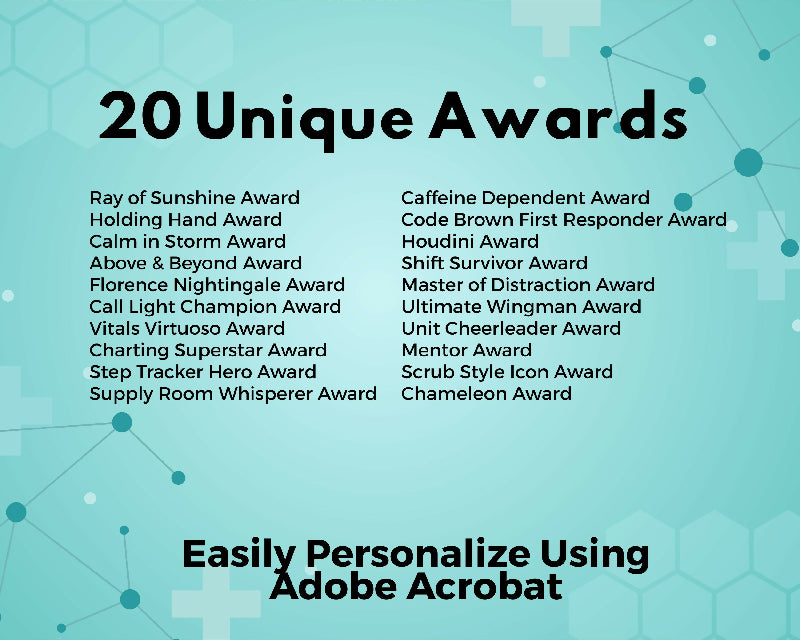 CNA Recognition Awards Bundle