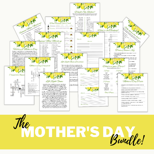 Mother's Day Activity Bundle for Seniors