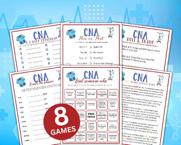 CNA Week Game Bundle - Staff Appreciation Activities