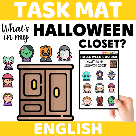Halloween Sensory Task Mat - Hands-On Interactive Activity for Seniors, Memory Care & Sensory Engagement