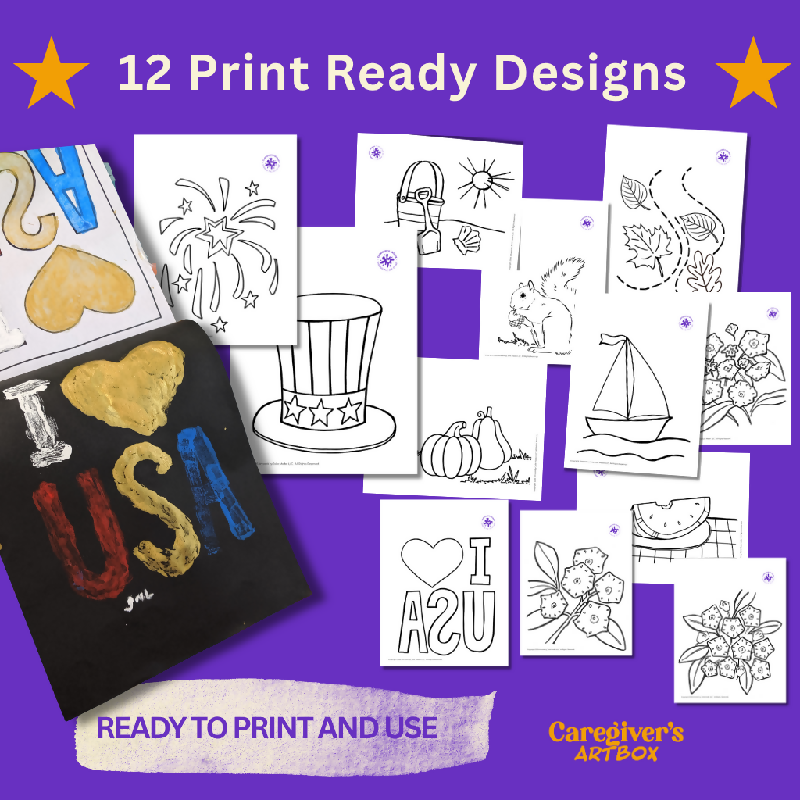 Paint - Press - Reveal | Printmaking with Older Adults