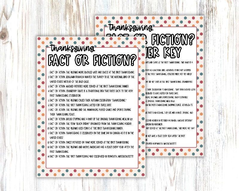 Thanksgiving Bundle, Group Games, Trivia, Leisure Pages, Stationary (Letter Writing) Scavenger Hunt & More