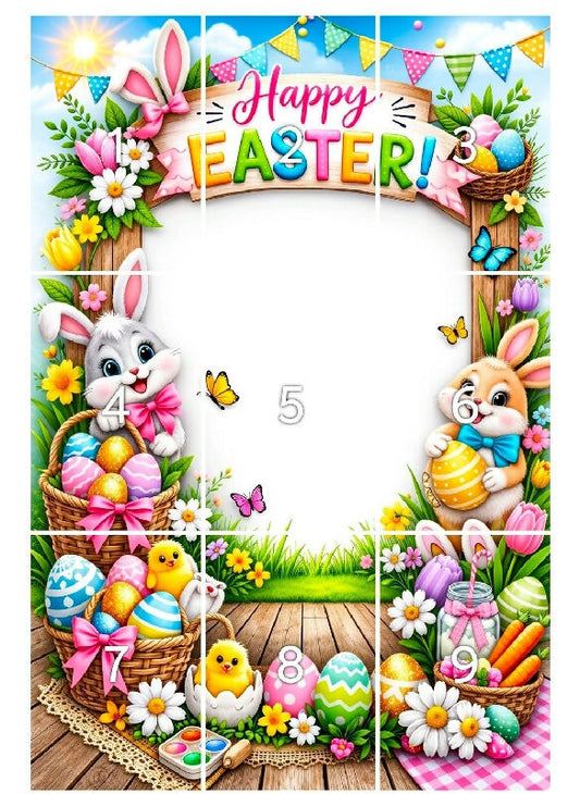 easter frame photo booth