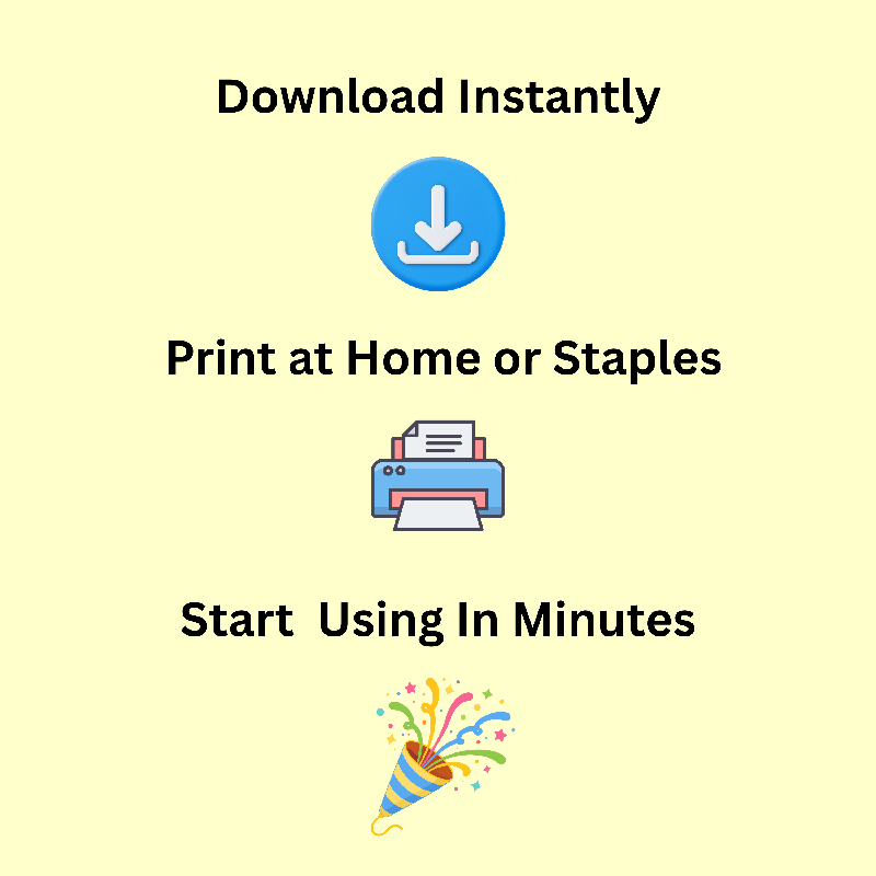 Daily Memory Journal for Seniors | Large Print Writing PDF