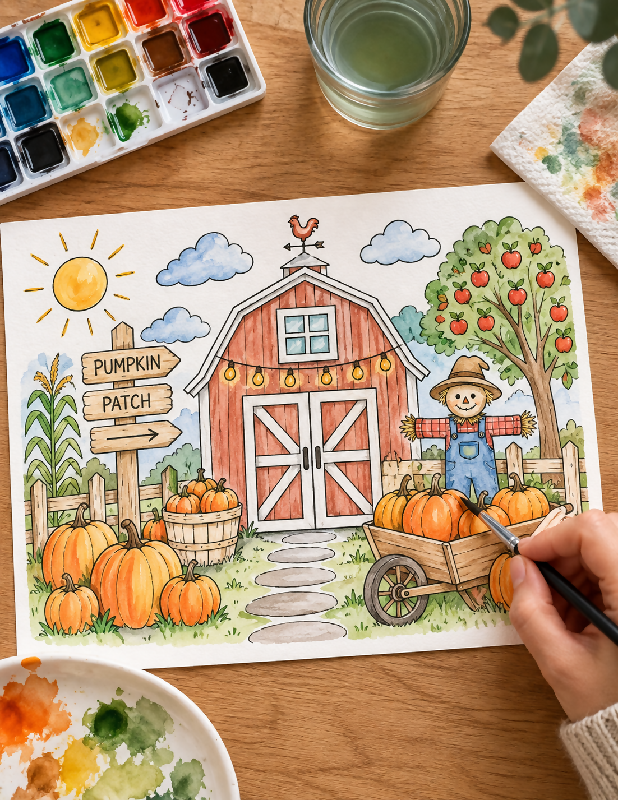 2027 Color Your Own Calendar, DIY Make Your Own 12 Month Wall Calendar, Great Gift to Give to Families