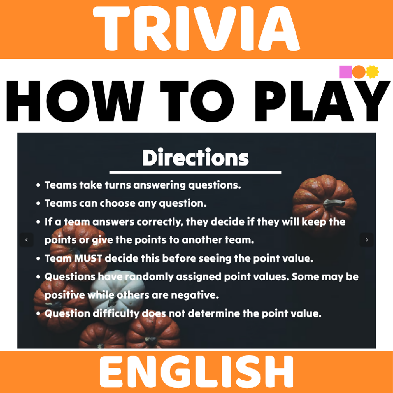 Quiz and Risk October Edition | Cognitive Stimulation Halloween Trivia Activity for Older Adults & Senior Groups
