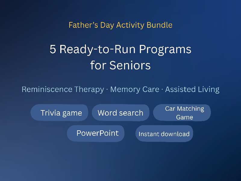 Father's Day Bingo bundle including 3 pdf instant downloads and 2 powerpoint programs