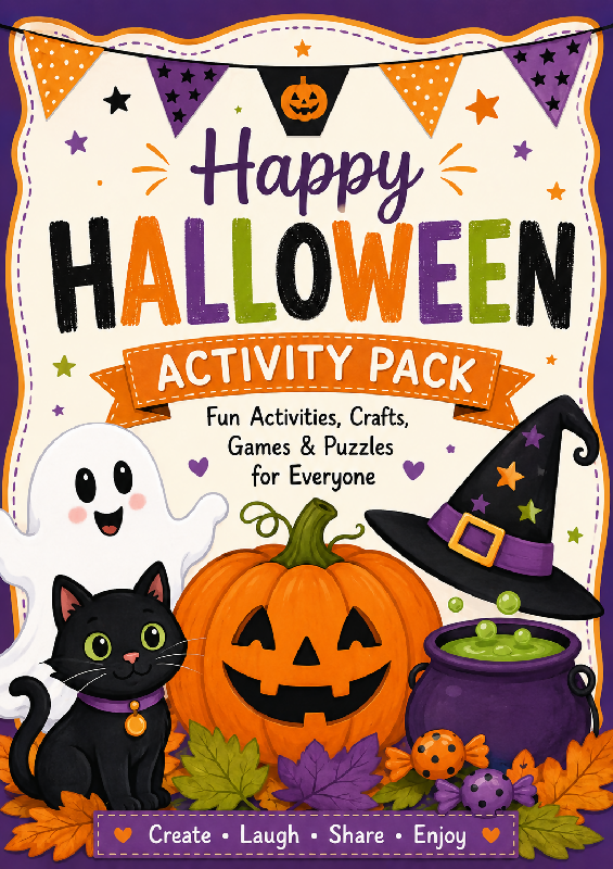 halloween activity pack