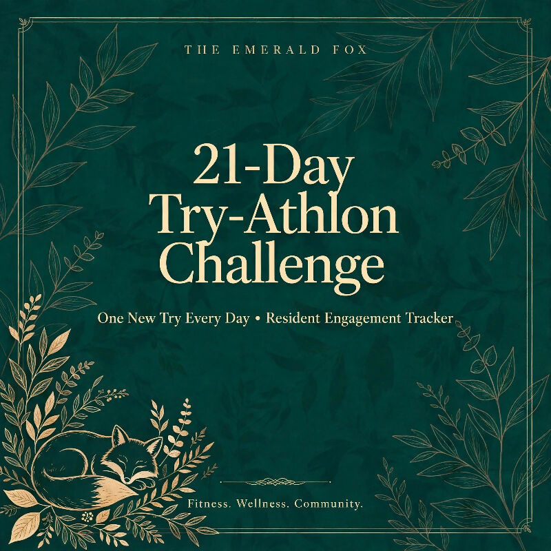 Emerald Fox 21-Day Try-Athlon Challenge