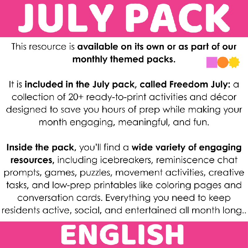 4th of July Roll a Story - Creative Writing or Collaborative Story Telling about the Fourth of July - Independence Day