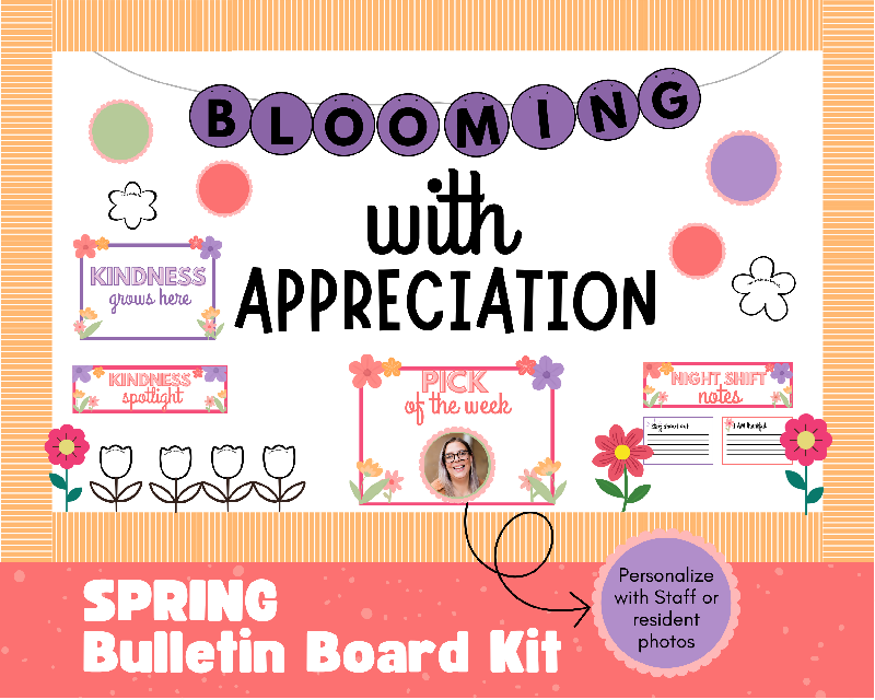 Spring Appreciation Bulletin Board Kit