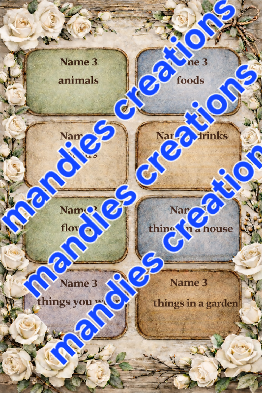 Reminiscence Activity Game for Seniors | “Name 3” Memory Care Prompts
