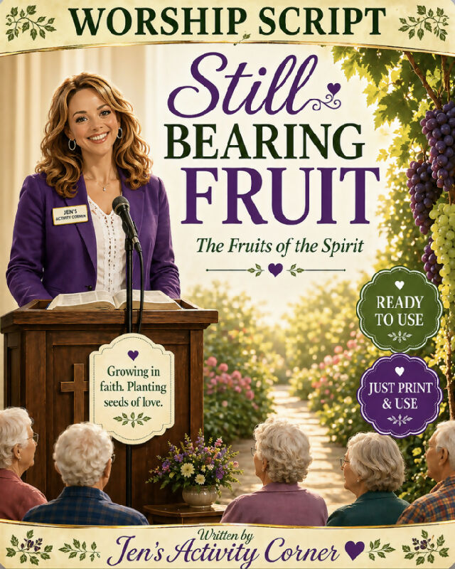 Still Bearing Fruit-Worship Script