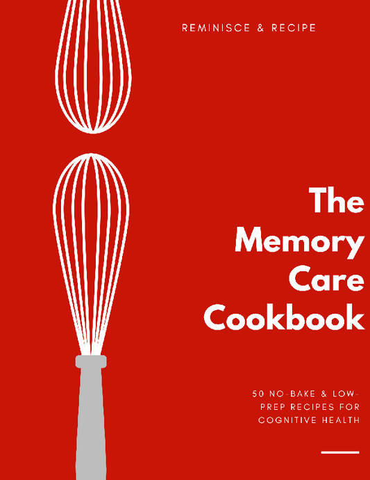 50 No-Bake & Low-Prep Recipes for Seniors | Memory Care Activity Cookbook for Cognitive Health