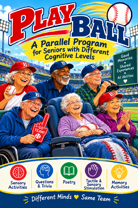 Play Ball-A Parallel Program for Seniors with Different Cognitive Levels