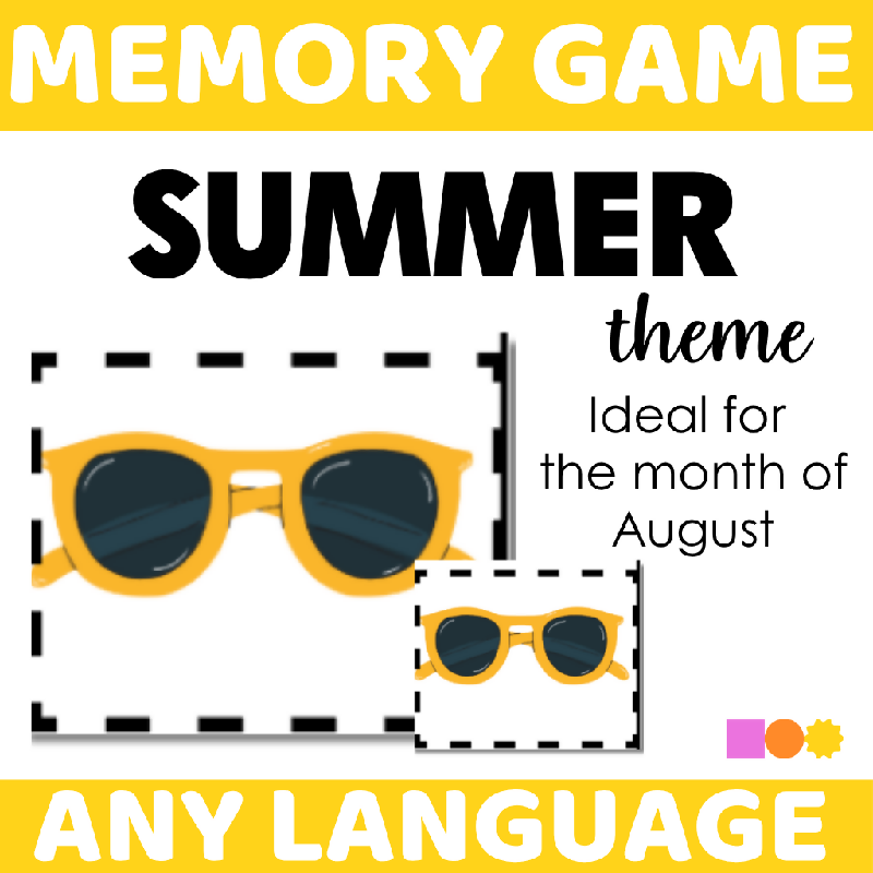 August-Themed Memory Game for Seniors | Printable Matching Activity for Cognitive Stimulation and Memory Care - Brain Activity for Elderly Adults
