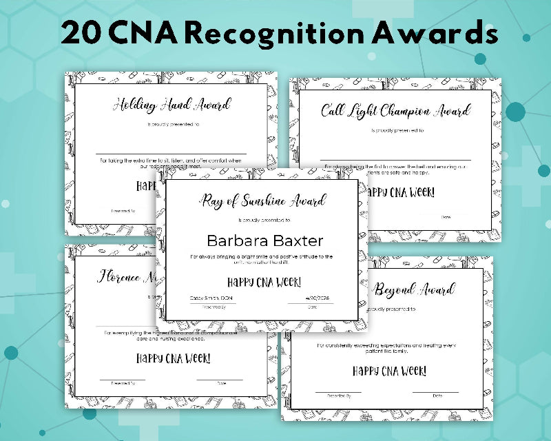 CNA Recognition Awards Bundle