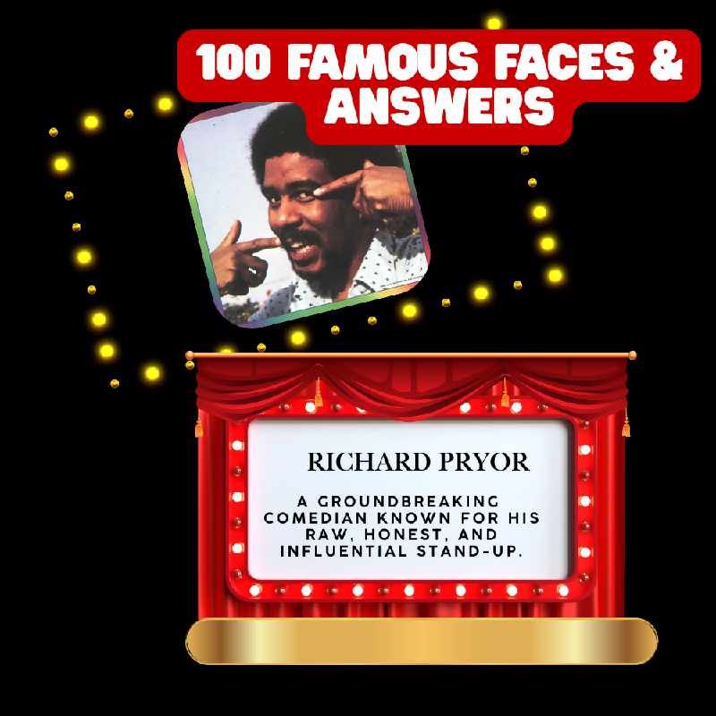 Name That Face Trivia Game for Seniors | 100 Famous Faces Printable PDF | Dementia Memory Care Activity | Reminiscence Activity Director