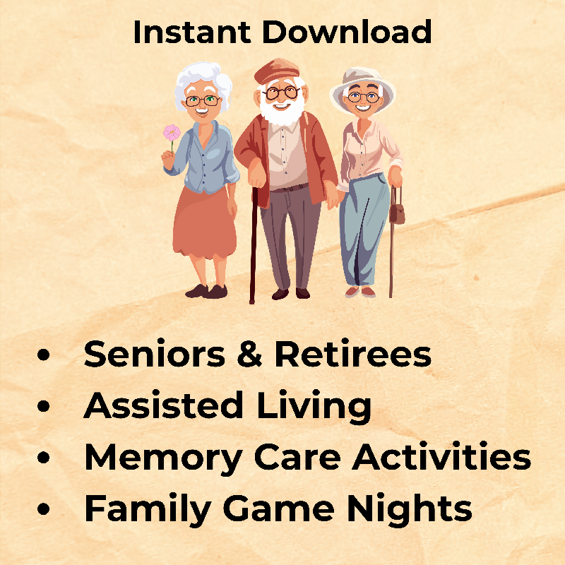 Brain Games for Seniors: Activity Book with Puzzles, Word Searches and More