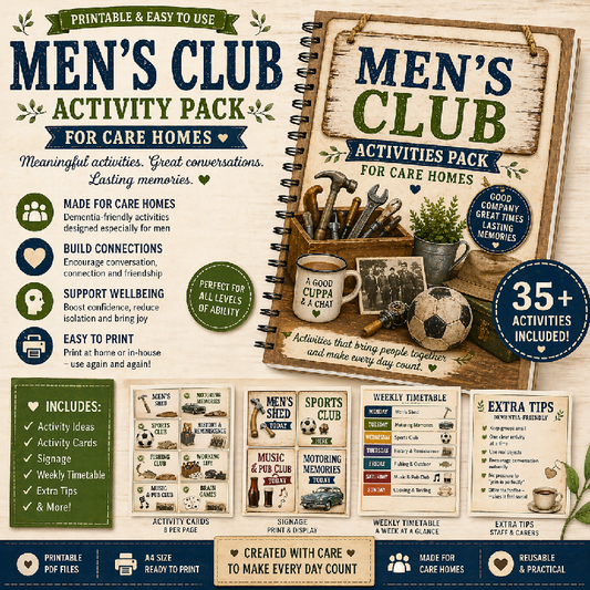 mens club 7 day ideas