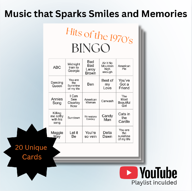 Bingo Game Bundle - Including 3 music bingos and 2 trivia bingos