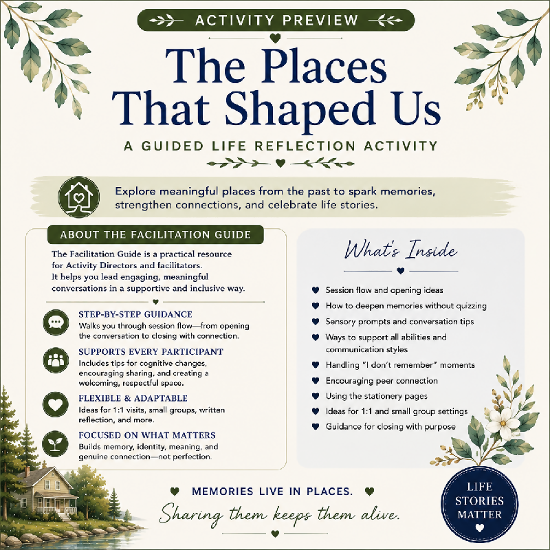 Guided Life Reflection: The Places That Shaped Us